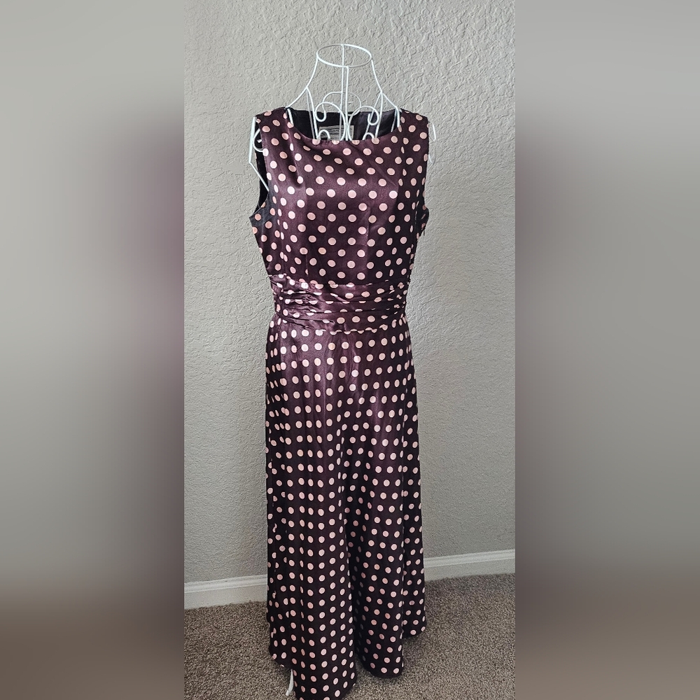 Elegant Polka Dot Dress - Picture 3 of 3